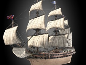 古代帆船 欧式战船 海盗船 帆船 商船 中世纪 欧洲