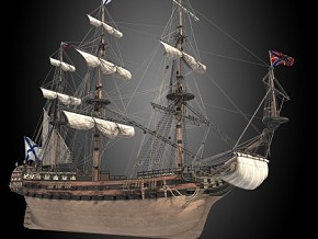 古代战船 欧式战船 海盗船 帆船 商船 中世纪 欧洲