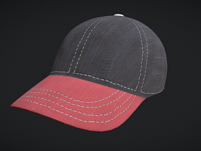 PBR材质 帽子 鸭舌帽 棒球帽 棒球帽子 旅行帽 鸭嘴帽 运动帽子 遮阳帽子 休闲帽 运动帽
