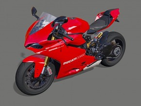 PBR   杜卡迪 摩托车  Ducati Panigale 1299  写实