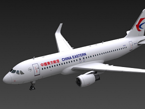 A320  客机  东航  涂装  飞机  写实  模型