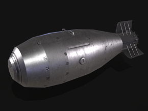 沙皇炸弹 炸弹之王 氢弹 导弹 飞弹 PBR材质 武器 次世代 核弹