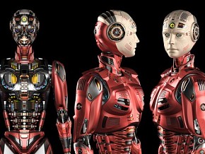 科幻机器人（骨骼） 智能 电子人 机甲 仿生 网络机器人 人工智能技术