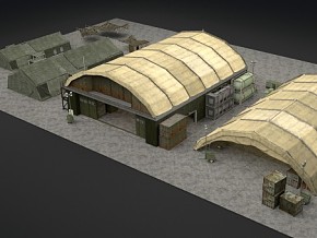 军用帐篷 军事篷房 军营帐篷 机库 后勤基地 保障基地 营地
