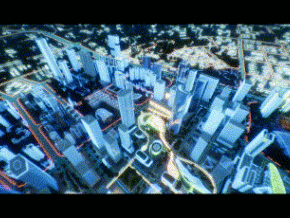 UE4场景数字孪生智慧城市房地产数据可视化通用案例工程-科技风格