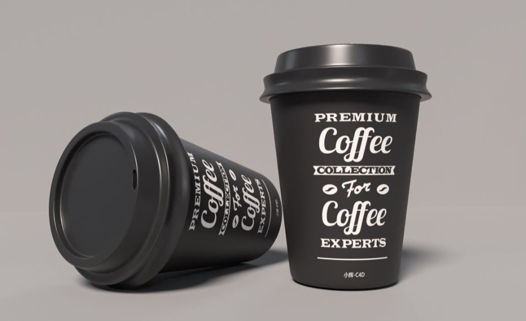 【C4D建模】简单咖啡杯建模、UV贴图