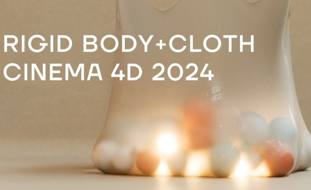 C4D 2024布料和刚体模拟动画